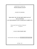 Khai thác yếu tố nơi chốn nhằm tạo lập bản sắc đô thị lấy thành phố Đà Nẵng làm địa bàn nghiên cứu
