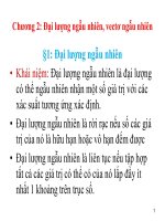 CHƯƠNG 2 bài GIẢNG điện tử XSTK