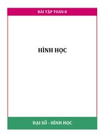 02  bài tập HÌNH học 8 