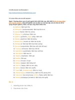 Từ điển và từ vựng chuyên ngành y 