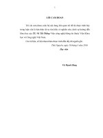 Nghiên cứu mô hình học sâu (deep learning) và ứng dụng trong nhận dạng chữ viết tay 