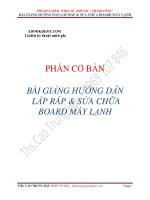 Hướng dẫn lắp ráp  sửa chữa board máy lạnh full