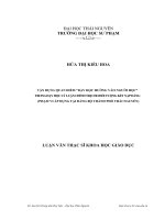 Vận dụng quan điểm dạy học hướng vào người học trong dạy học lý luận chính trị cho đối tượng kết nạp Đảng