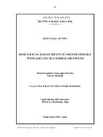 Đánh giá sự đa dạng di truyền của một số giống đậu tương (Glycine max Merril) địa phương