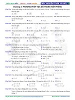 440 câu trắc nghiệm hình học lớp 10 phần 4
