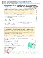 Phân tích đề thi thử lần 1 chuyên đh vinh môn hóa 