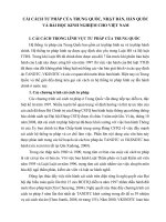 CẢI CÁCH TƯ PHÁP CỦA TRUNG QUỐC, NHẬT BẢN, HÀN QUỐC VÀ BÀI HỌC KINH NGHIỆM CHO VIỆT NAM