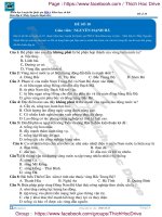 Tổng hợp 10 đề thi thử pen i môn địa hocmai 2017 đề  (9) 