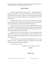 Đánh giá công tác quản lý giao đất, cho thuê đất để thực hiện các dự án đầu tư trên địa bàn tỉnh Thái Nguyên giai đoạn 2006 - 2010