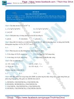 Tổng hợp 10 đề thi thử hóa pen i hocmai 2017 số  (4) 