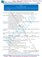 Tổng hợp 10 đề thi thử hóa pen i n3 hocmai 2017 số  (10) 