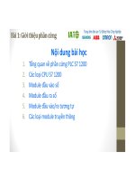 Bài 1 giới thiệu phần cứng, sử dụng phần mềm