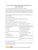 Giải bài tập trang 168 SGK Sinh lớp 8: Phản xạ không điều kiện và phản xạ có điều kiện 