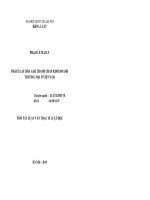 Pháp luật hòa giải tranh chấp kinh doanh thương mại ở Việt Nam