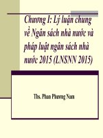 slide bài giảng luật ngân sách nhà nước 2019