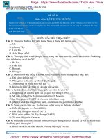 Tổng hợp 10 đề thi thử lịch sử hocmai pen i 2017 số  (10) 