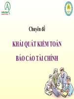 Chuyen de 2 khai quat kiem toan BCTC