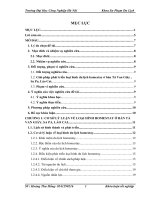 khóa luận GIẢI PHÁP NHẰM KHAI THÁC HIỆU QUẢ các  điều KIỆN PHÁT TRIỂN LOẠI HÌNH DU LỊCH HOMESTAY tại bản tả VAN, SA PA, lào CAI