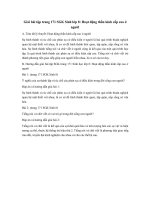 Giải bài tập trang 171 SGK Sinh lớp 8: Hoạt động thần kinh cấp cao ở người 