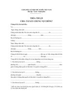 Thoa thuan chia tai san chung vo chong