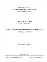 Nghiên cứu bộ biến đổi Front – End trong hệ thống cung cấp nguồn phân tán