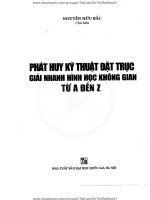 Bí kíp giải nhanh hình học trắc nghiệm từ a-z