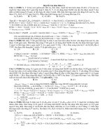 Một số câu hữu cơ khó 