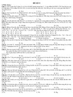 Đề luyện thi môn hóa hay số  (5) 