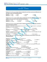 Tổng hợp 15 đề pen i n3 cô hương hocmai 2017 phần (8) 