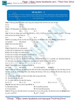 Tổng hợp 10 đề thi thử hóa pen i hocmai 2017 số  (11) 