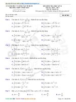 009 TOAN 12 HK2 THPT VINH VIEN   TPHCM