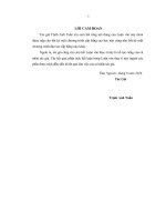 luận văn phân cụm dữ liệu và ứng dụng phân cụm học sinh trường trung học cơ sở chu văn an 