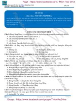 Tổng hợp 10 đề thi thử pen i môn địa hocmai 2017 đề  (2) 