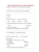 ĐỀ THI IOE LỚP 6 (ÔN LUYỆN CHO LỚP 5)