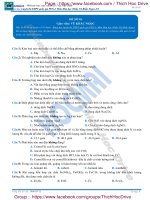 Tổng hợp 10 đề thi thử hóa pen i n3 hocmai 2017 số  (7) 