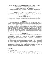 TÓM tắt đề tài HỨNG THÚ học tập môn GIÁO dục THỂ CHẤT của SINH VIÊN TRƯỜNG đại học QUẢNG NAM 