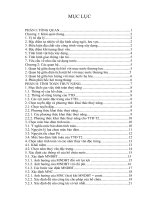 Muc luc đồ án tốt nghiệp thủy điện 