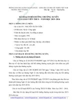 KẾ HOẠCH BỒI DƯỠNG THƯỜNG XUYÊN CỦA GIÁO VIÊN THCS mođun của  nội dung 3