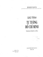 Giáo trình tư tưởng hồ chí minh (dùng trong các trường đại học, cao đẳng) 