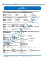 PEN I ĐỀ 5 N2 Cô Nguyệt Ca Môn Tiếng Anh