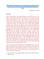 2016 MASCC và ESMO cập nhật hướng dẫn cho phòng chống nôn và buồn no do hóa trị 