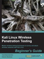 Kali Linux Wireless Penetration Testing