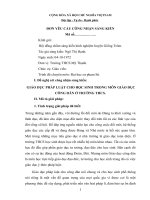 sáng kiến:  GIÁO DỤC PHÁP LUẬT CHO HỌC SINH TRONG MÔN GIÁO DỤC CÔNG DÂN Ở TRƯỜNG THCS.