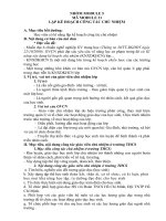 BÁO CÁO NỘI DUNG TỰ BỒI DƯỠNG THƯỜNG XUYÊN NHÓM MODULE 5 MÃ MODULE 31 LẬP KẾ HOẠCH CÔNG TÁC CHỦ NHIỆM