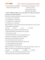 de thi hk1 mon vat ly lop 8 trong thcs phuoc tan 1 dong nai nam hoc 2016 2017 