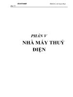 PhanV nha may đồ án tốt nghiệp thủy điện