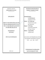 NGHIÊN cứu áp DỤNG PHƯƠNG PHÁP địa CHẤN NÔNG PHÂN GIẢI CAO để KHẢO sát địa CHẤT các TẦNG NÔNG và các HOẠT ĐỘNG KIẾN tạo, MAGMA TRẺ ở VÙNG BIỂN MIỀN TRUNG VIỆT NAM 