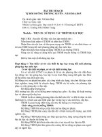 BÀI THU HOẠCH TỰ BỒI DƯỜNG THƯỜNG XUYÊN Module   THCS 20:  SỬ DỤNG CÁC THIẾT BỊ DẠY HỌC