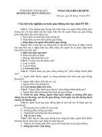 Câu hỏi trắc nghiệm an toàn giao thông cho học sinh PTTH