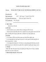 Bài 37 46. BÀI 37: ĐỊA LÍ CÁC NGÀNH GIAO THÔNG VẬN TẢI